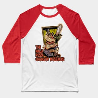 Ninja Pizza Massacre Baseball T-Shirt